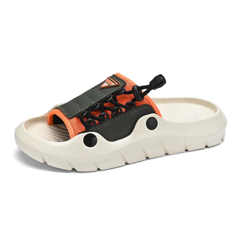 Модные шлепанцы, повседневная обувь инновационного дизайна, мужские легкие домашние тапочки с мягкой подошвой, высококачественные эксклюзивные фирменные шлепанцы 45